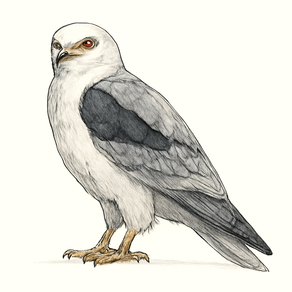 Illustrazione di White-tailed Kite