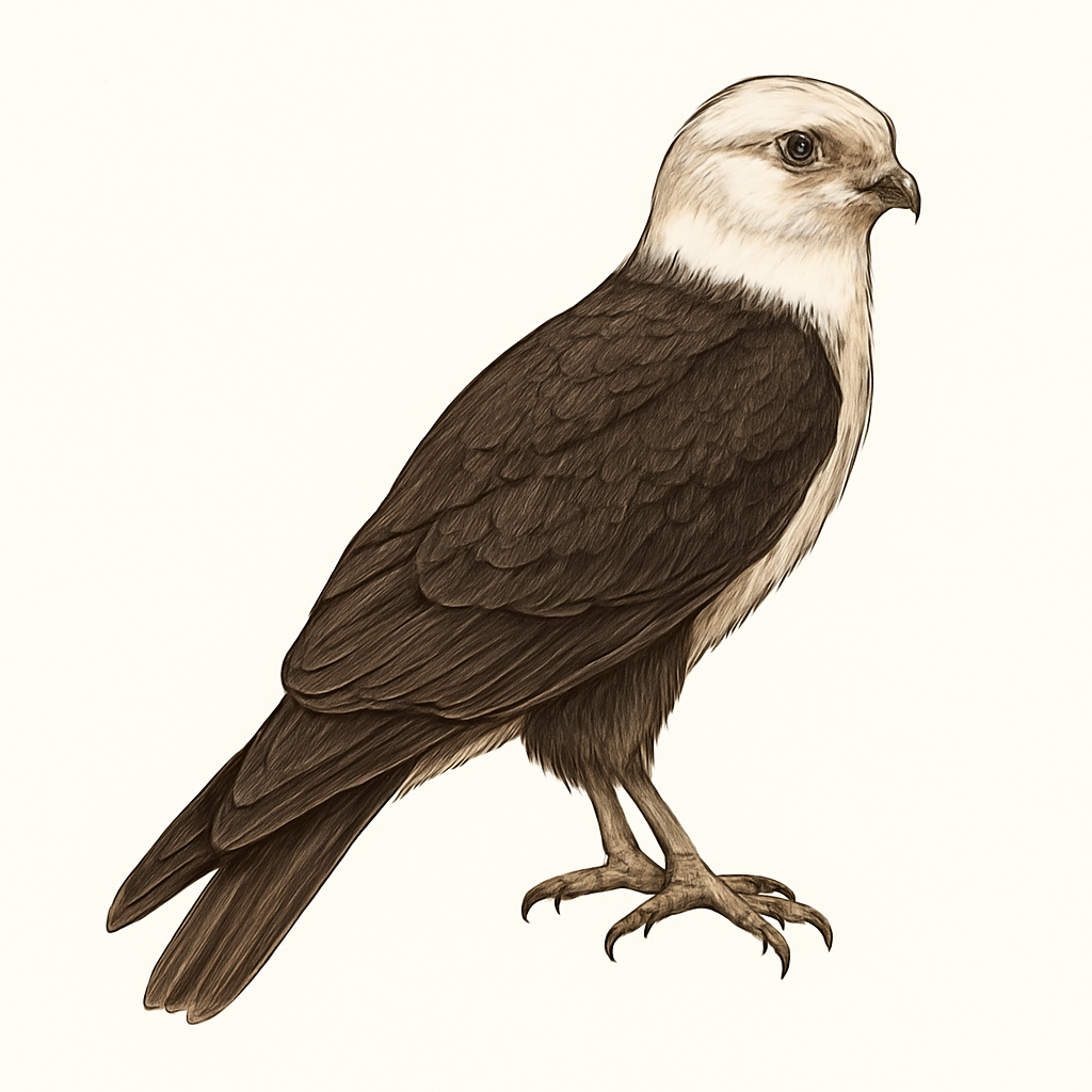 White-collared Kite illustration