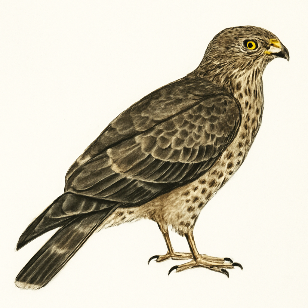 European Honey-buzzard illustration