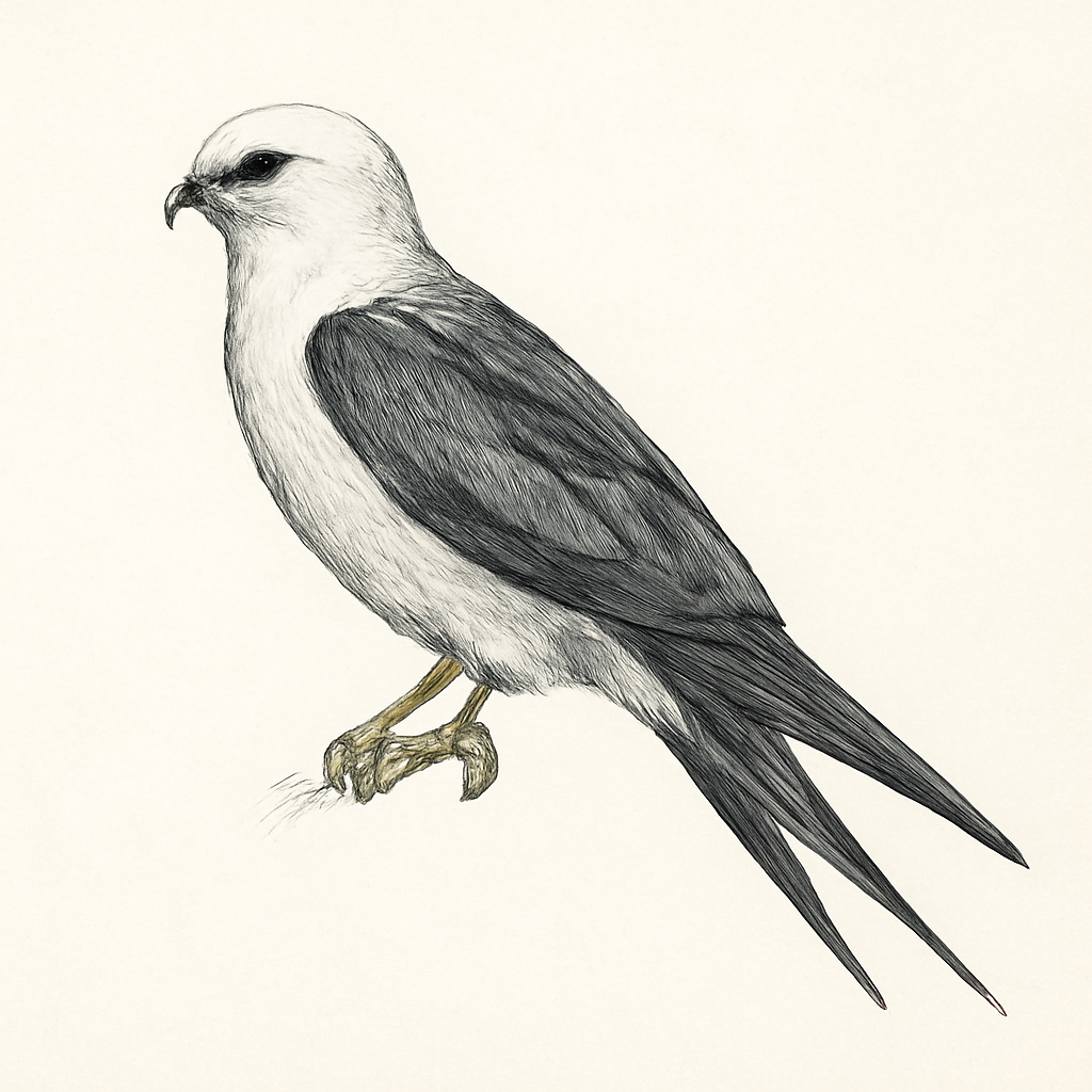Illustratie van Zwaluwstaartwouw