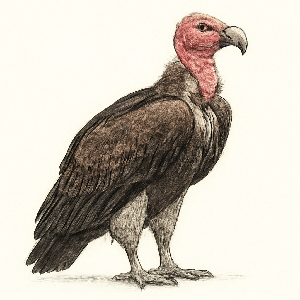 Illustration von Ohrengeier