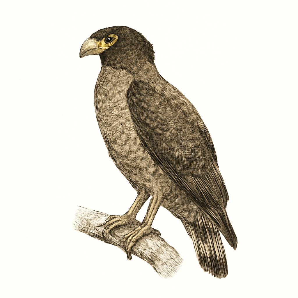 Andaman Serpent-Eagle illustration