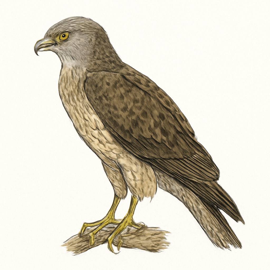 Illustration de Circaète brun