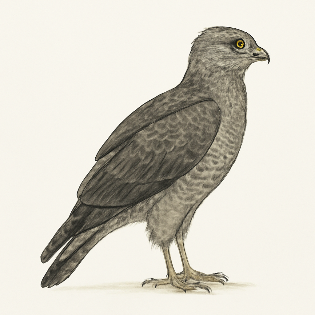 Illustration de Circaète cendré
