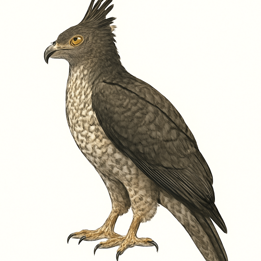 Illustrazione di Crested Eagle