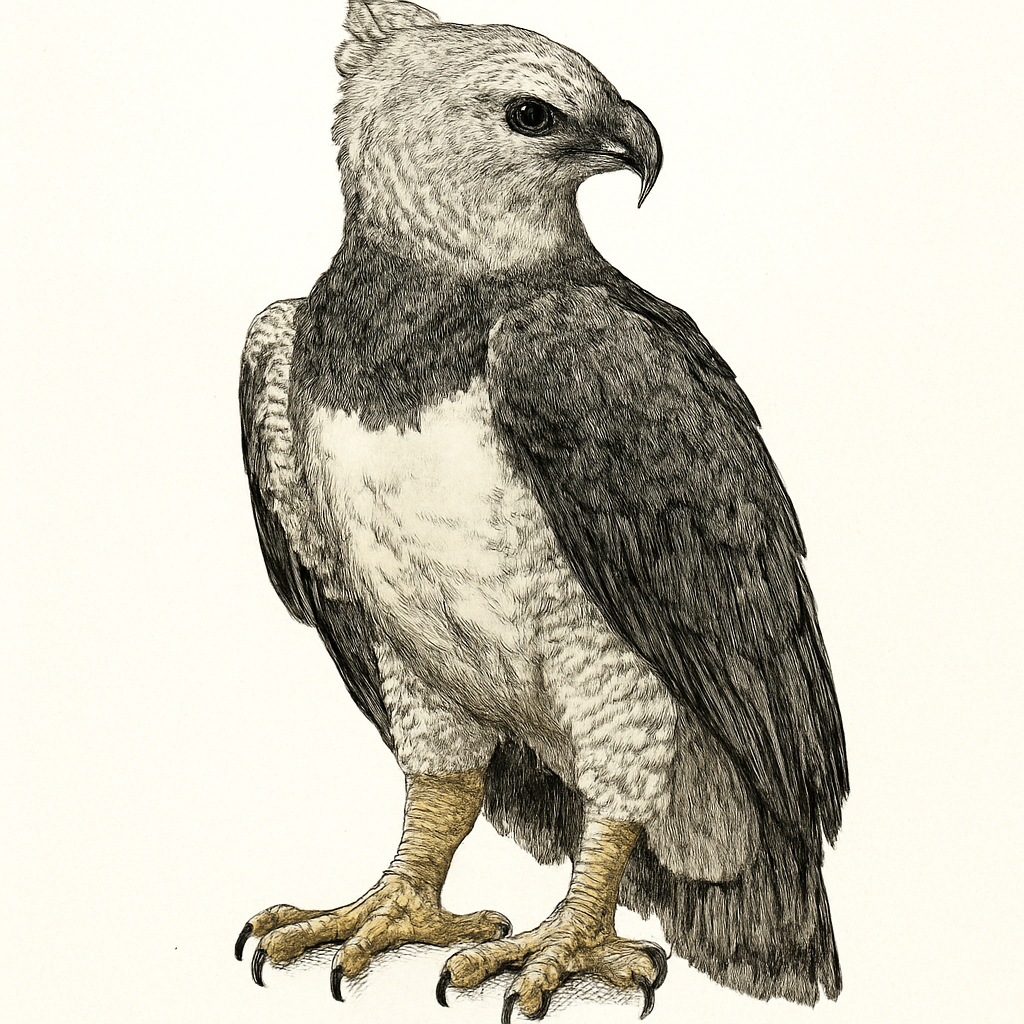 Illustrazione di Harpy Eagle