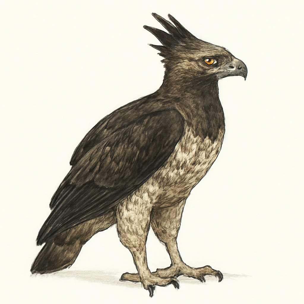 Illustrazione di Crowned Eagle