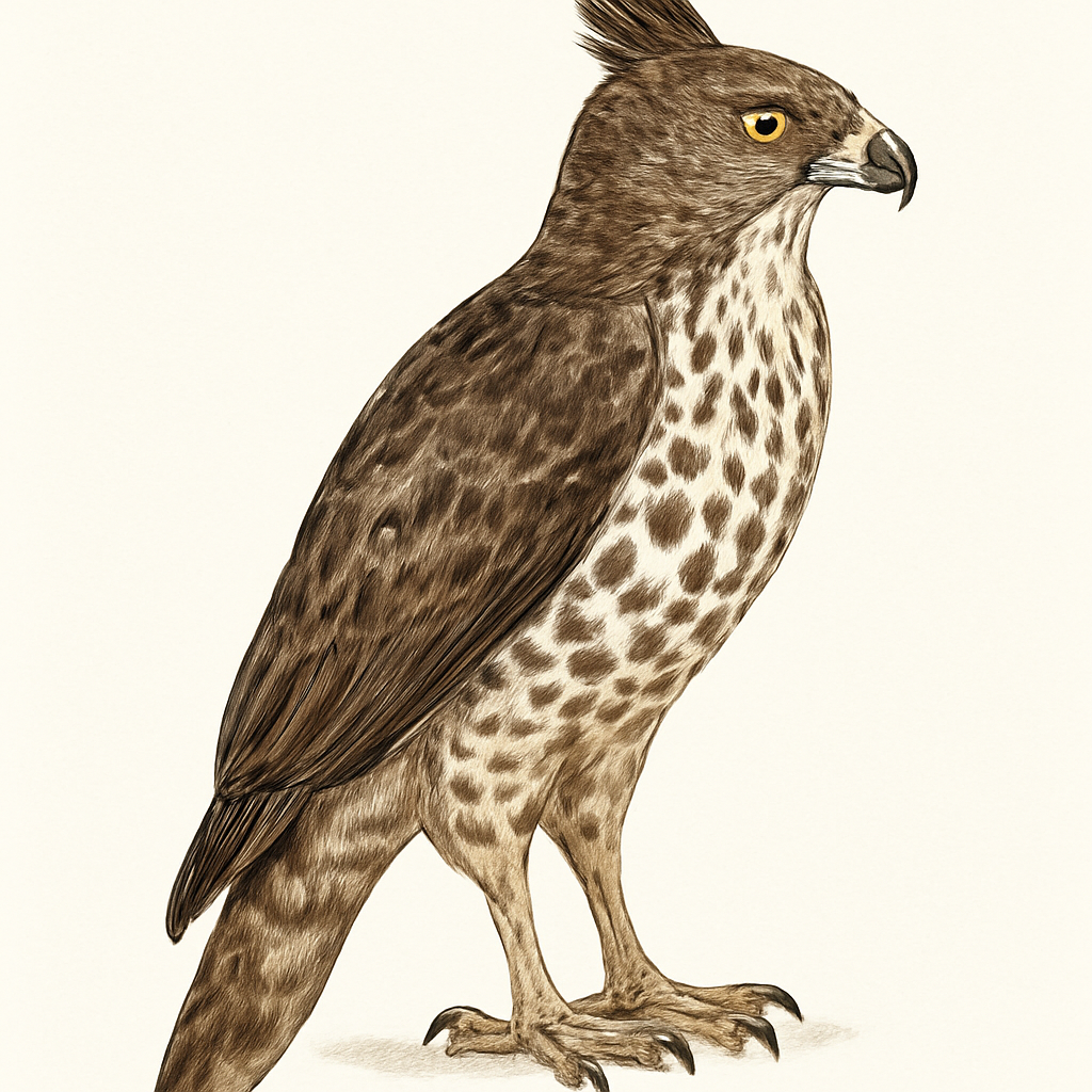Illustrazione di Wallace's Hawk-Eagle