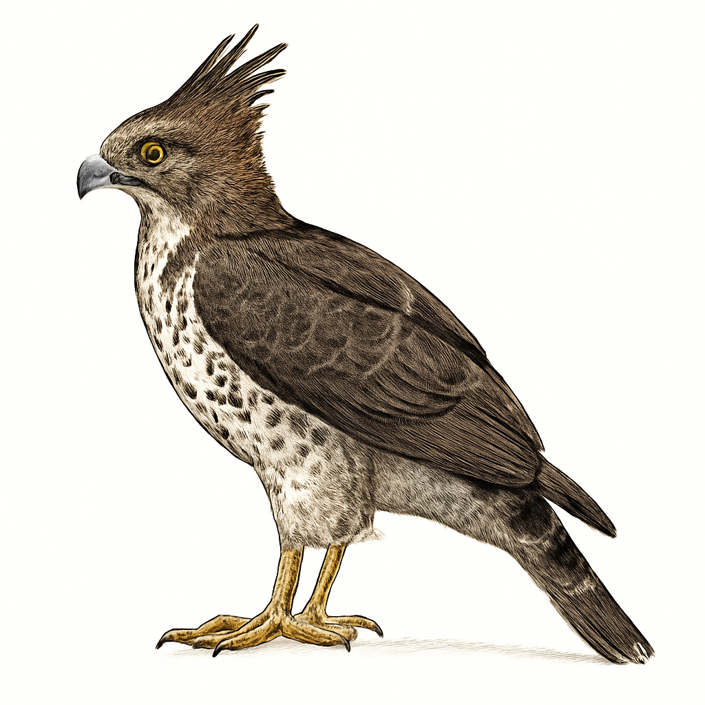 Illustrazione di Blyth's Hawk-Eagle