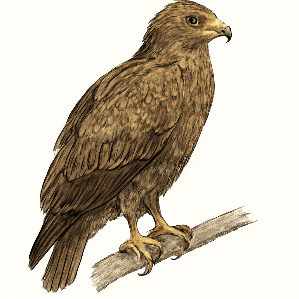 Lesser Spotted Eagle illustration