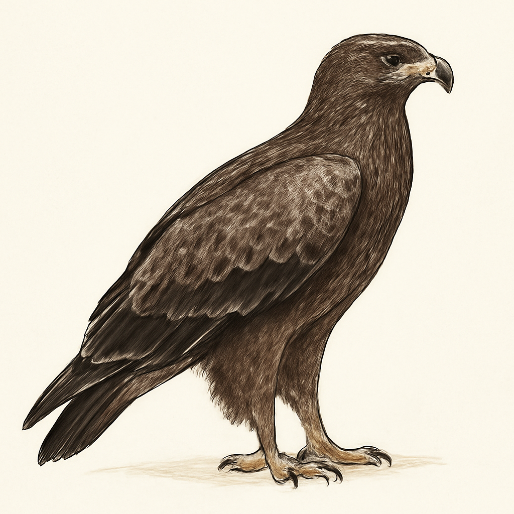 Greater Spotted Eagle illustration