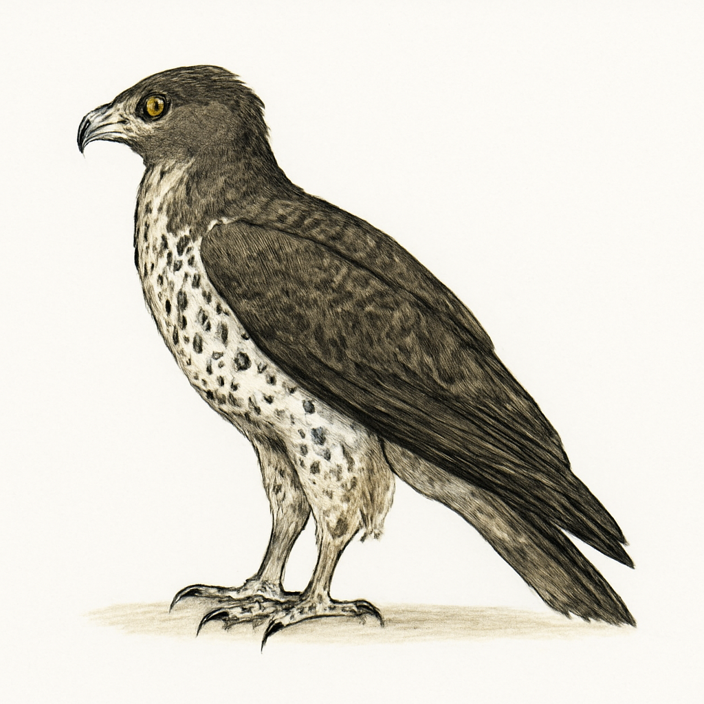Illustrazione di Cassin's Hawk-Eagle