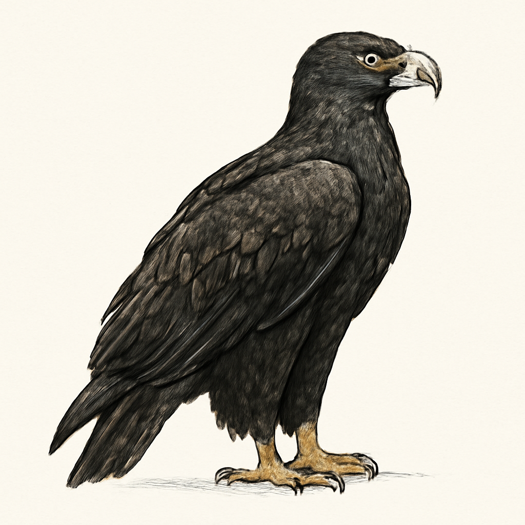 Illustration de Aigle de Verreaux
