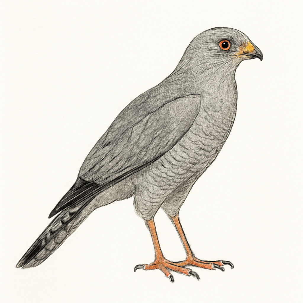 Illustration von Weißbürzel-Singhabicht