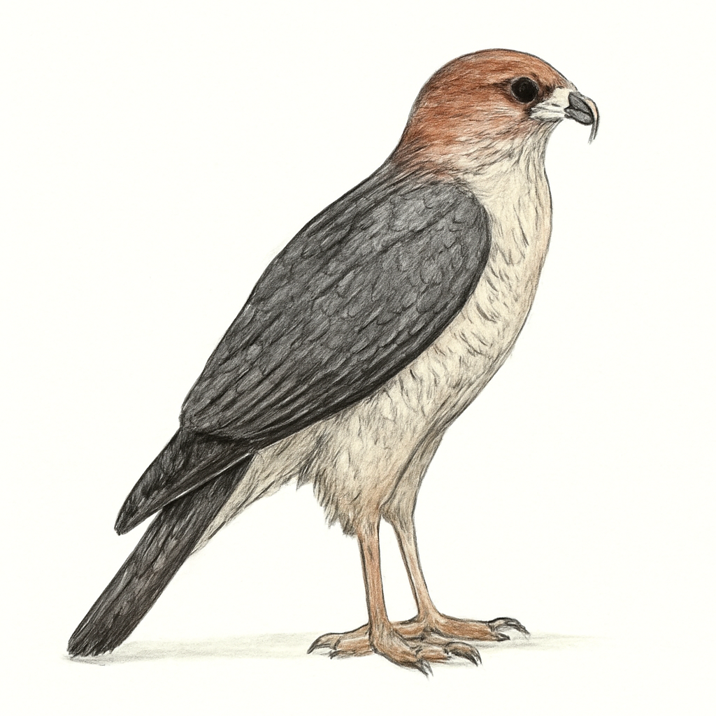 Illustration von Gabarhabicht