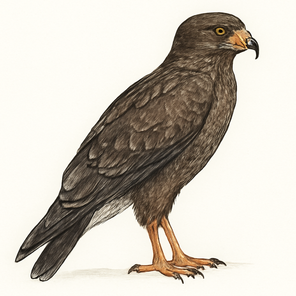 Illustration von Schneckenbussard