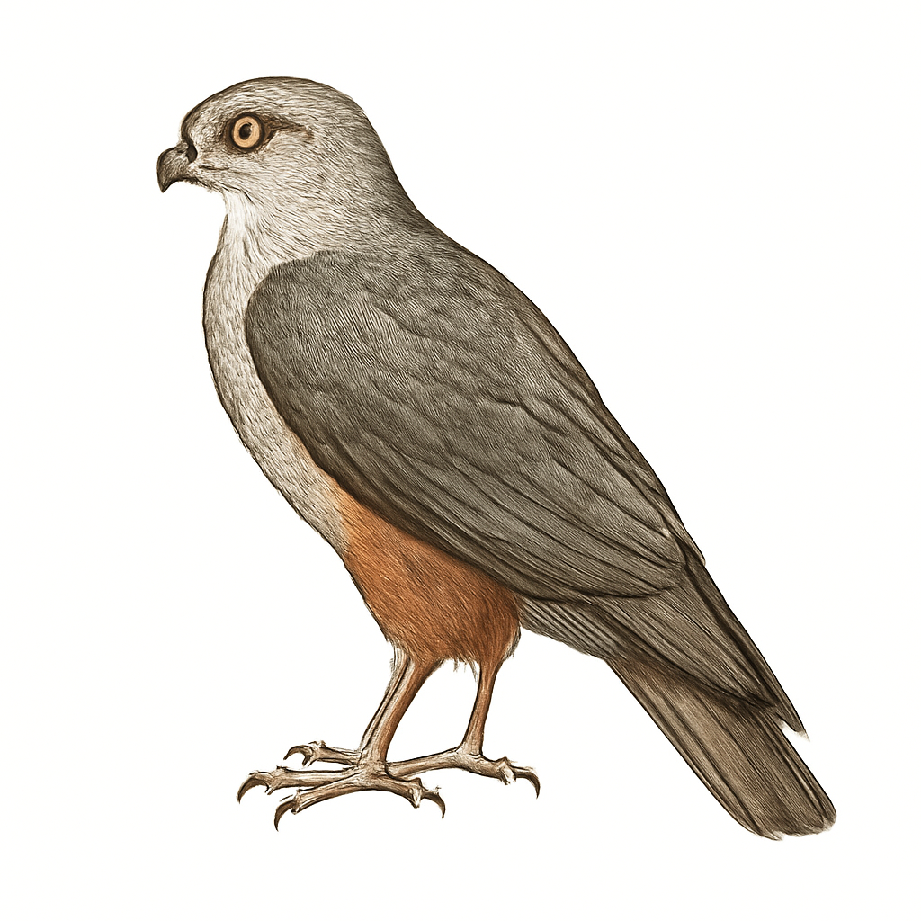 Illustratie van Roodbroekwouw
