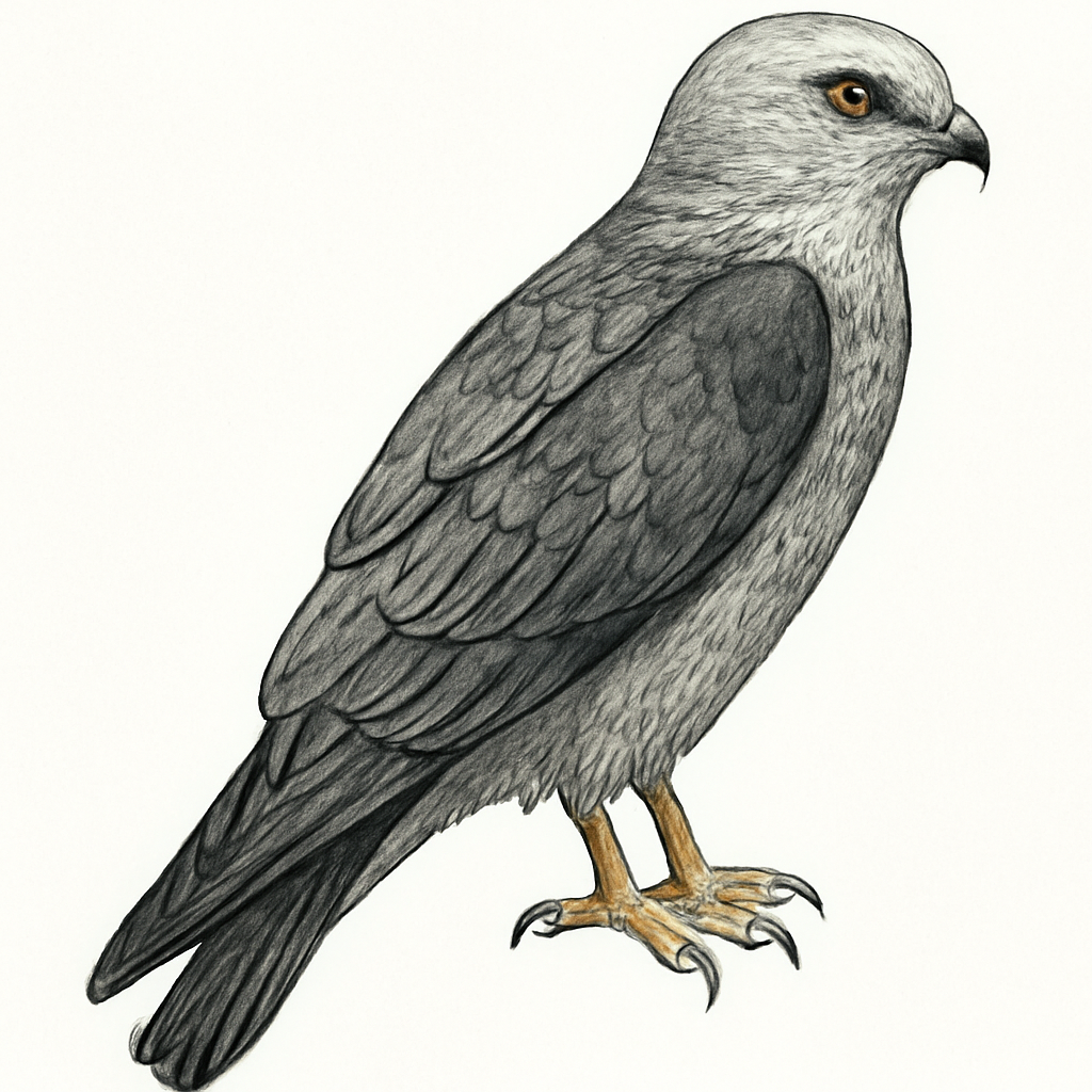 Mississippi Kite illustration