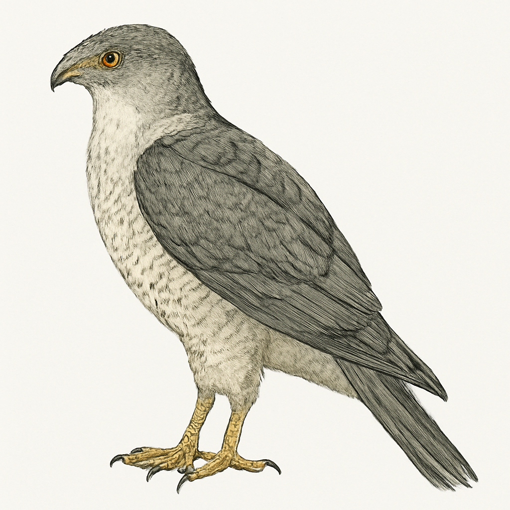 Illustration von Inselhabicht
