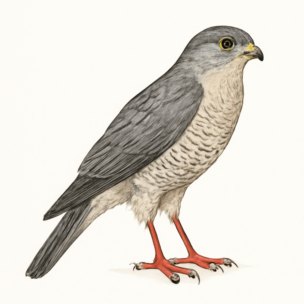 Illustration von Waldsperber