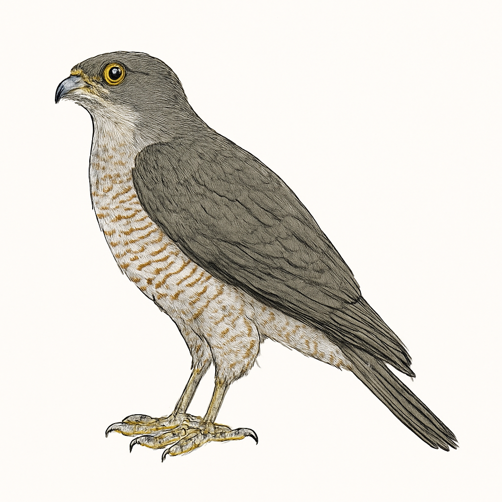 Illustratie van Madagaskarsperwer