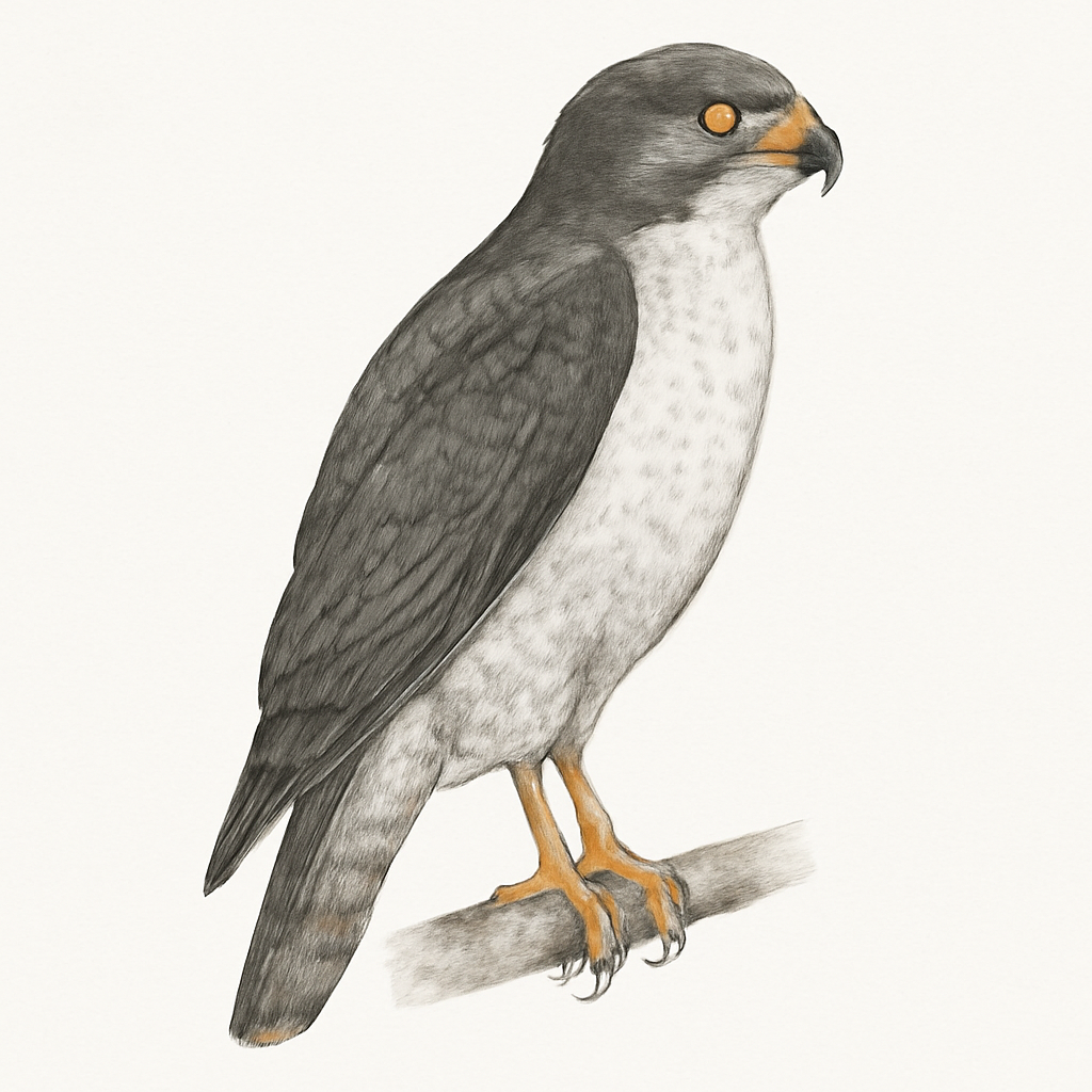 Illustratie van Roodbroeksperwer
