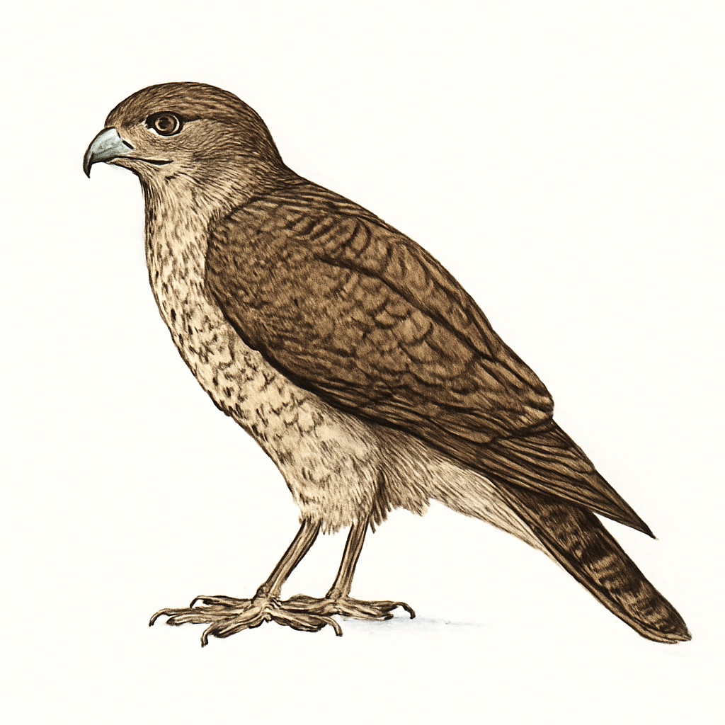 Chilean Hawk illustration