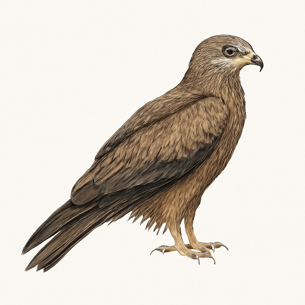 Black Kite illustration