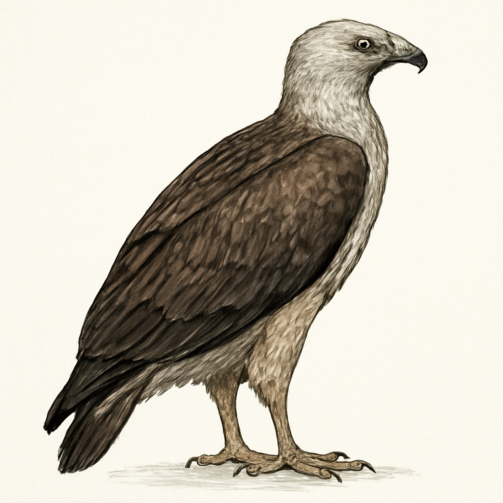 Ilustração de gray-headed fish-eagle