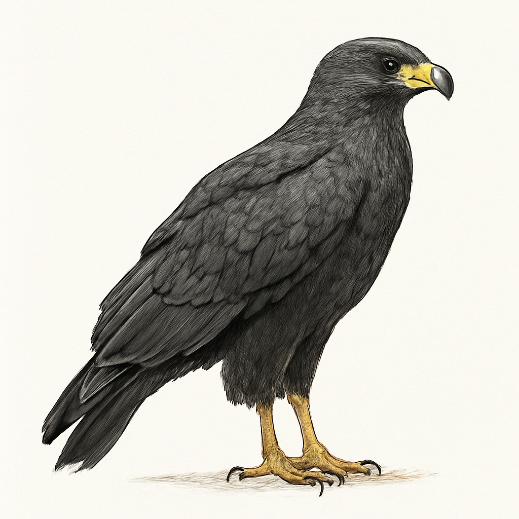 Common Black Hawk illustration
