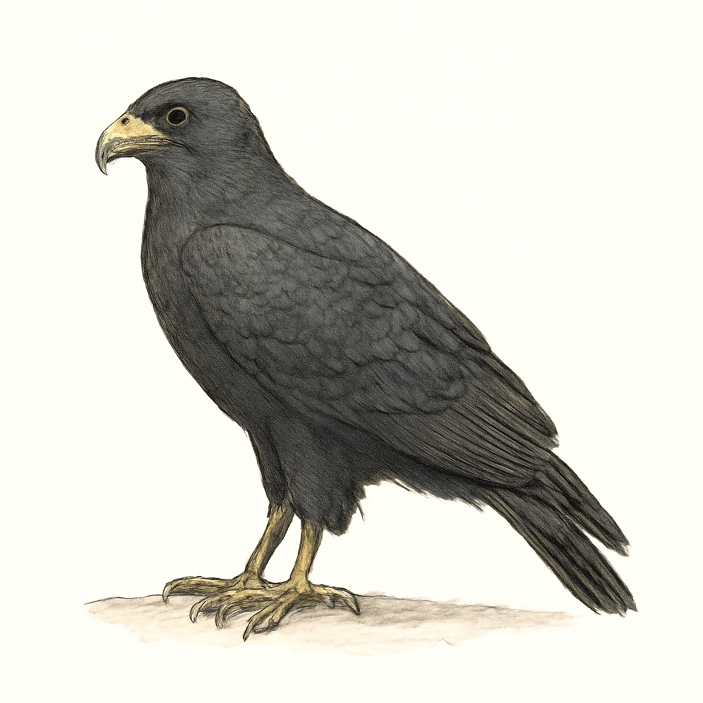 Ilustración de Busardo Urubitinga