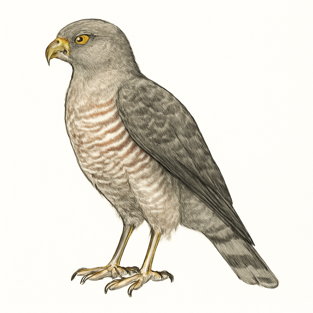Roadside Hawk illustration