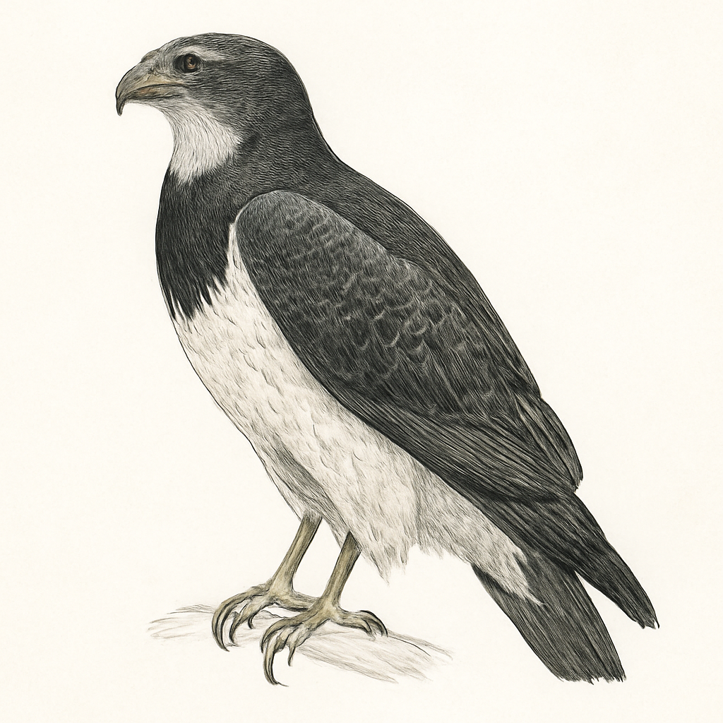 Illustratie van Grijze arendbuizerd