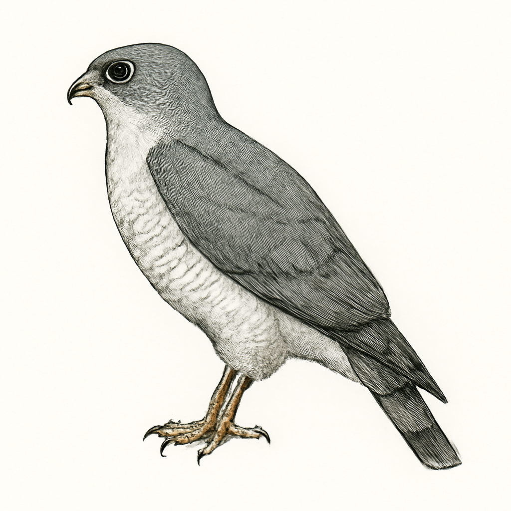 Grey-backed Hawk illustration