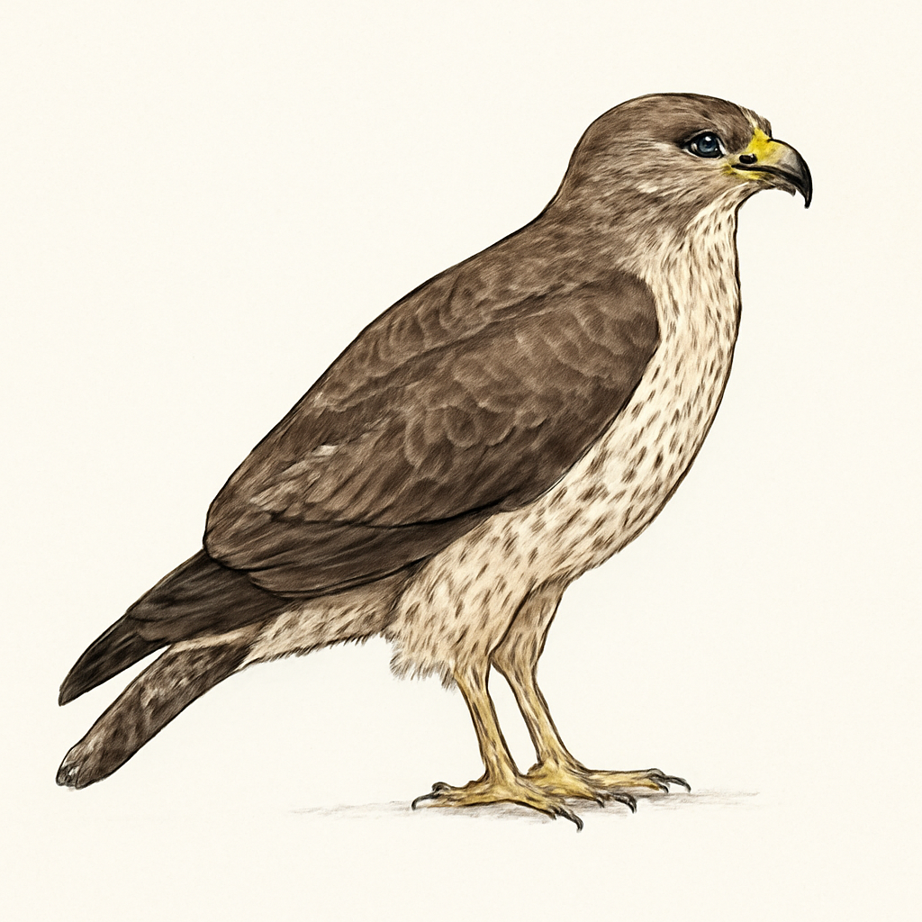 Illustrazione di Short-tailed Hawk