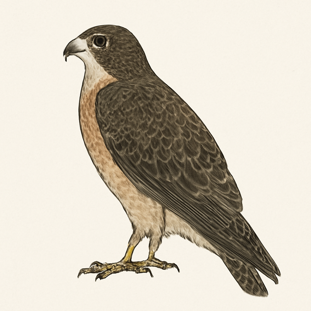 Illustrazione di Swainson's Hawk