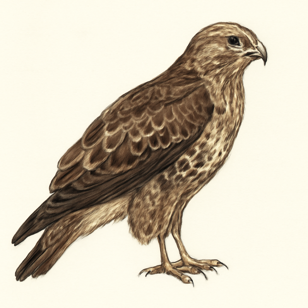 Common Buzzard illustration