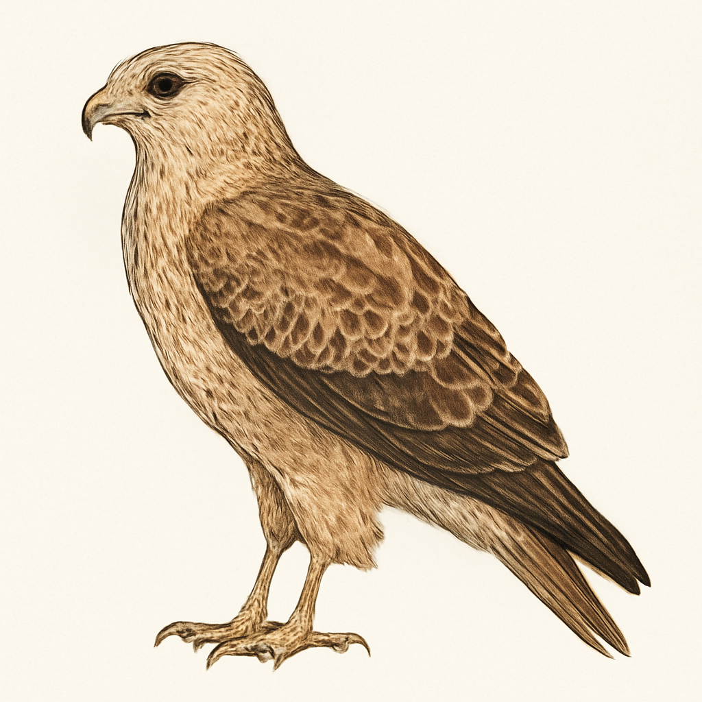 Long-legged Buzzard illustration