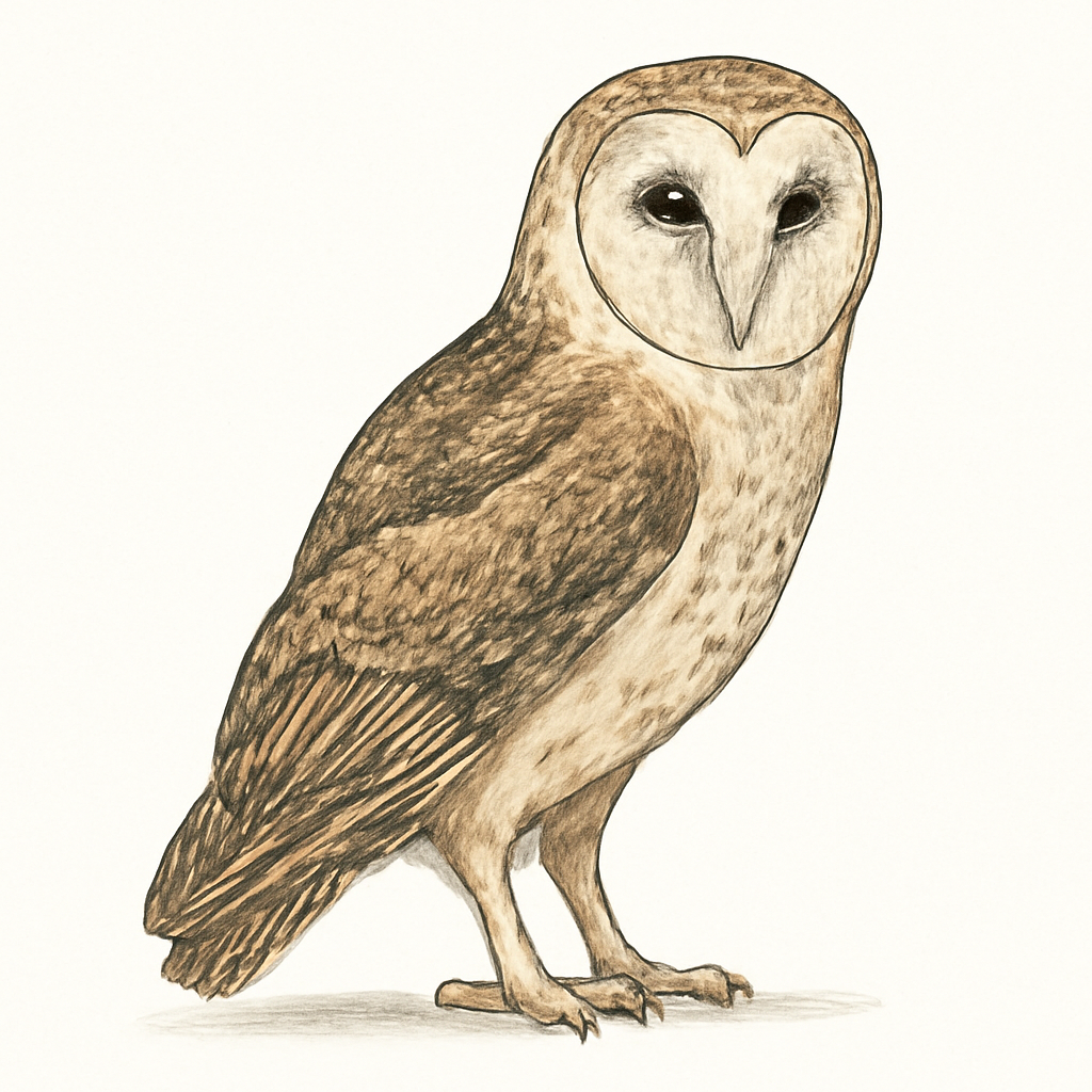 Ilustración de Lechuza de El Cabo