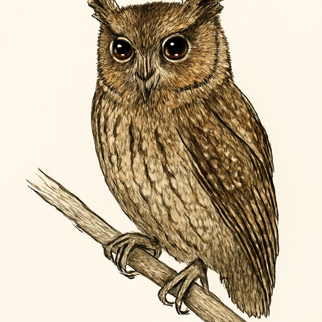 Illustratie van Gevlekte dwergooruil