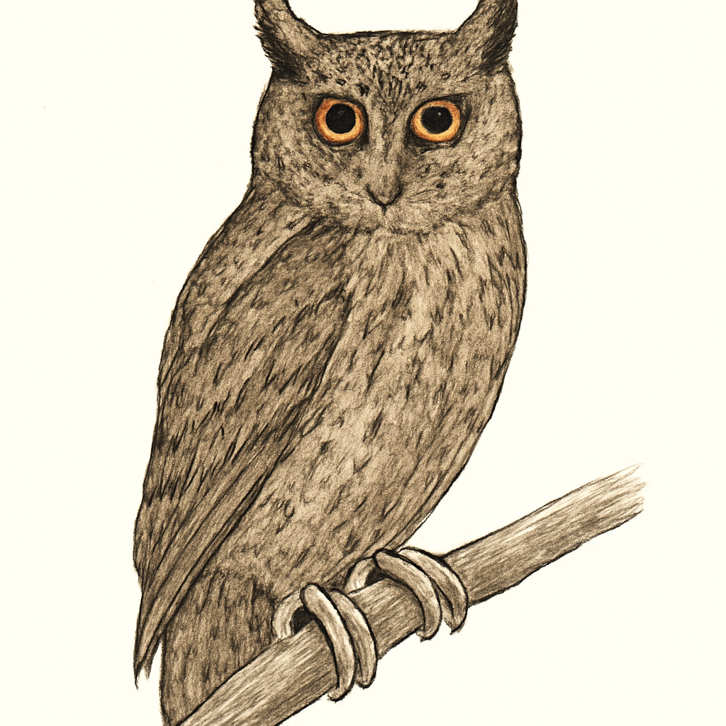 Illustrazione di Giant Scops-Owl