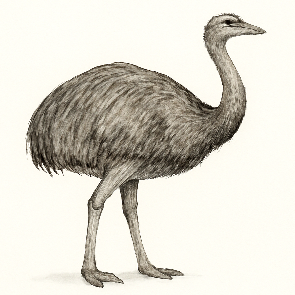 Illustration von Nandu