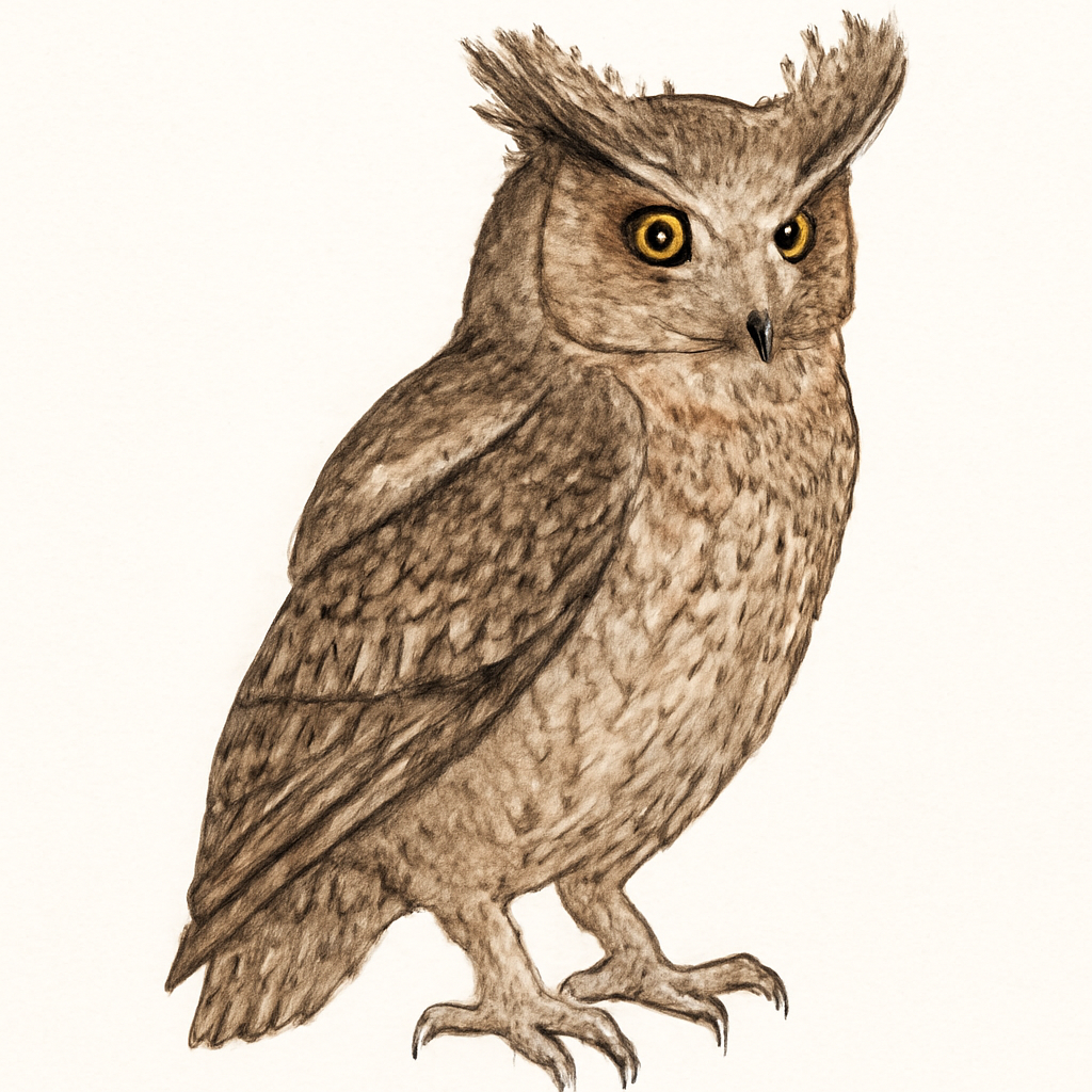 Illustration de Duc à aigrettes