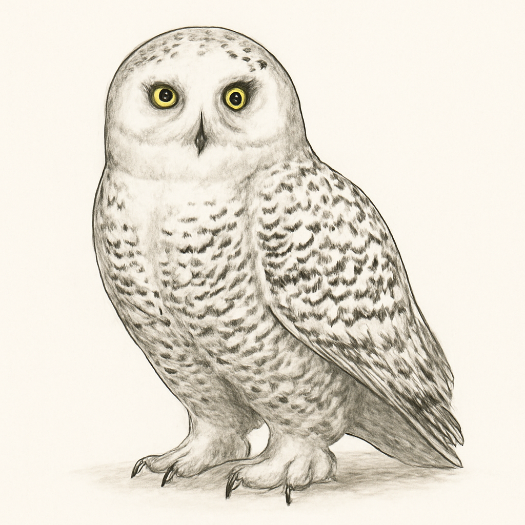 Snowy Owl illustration