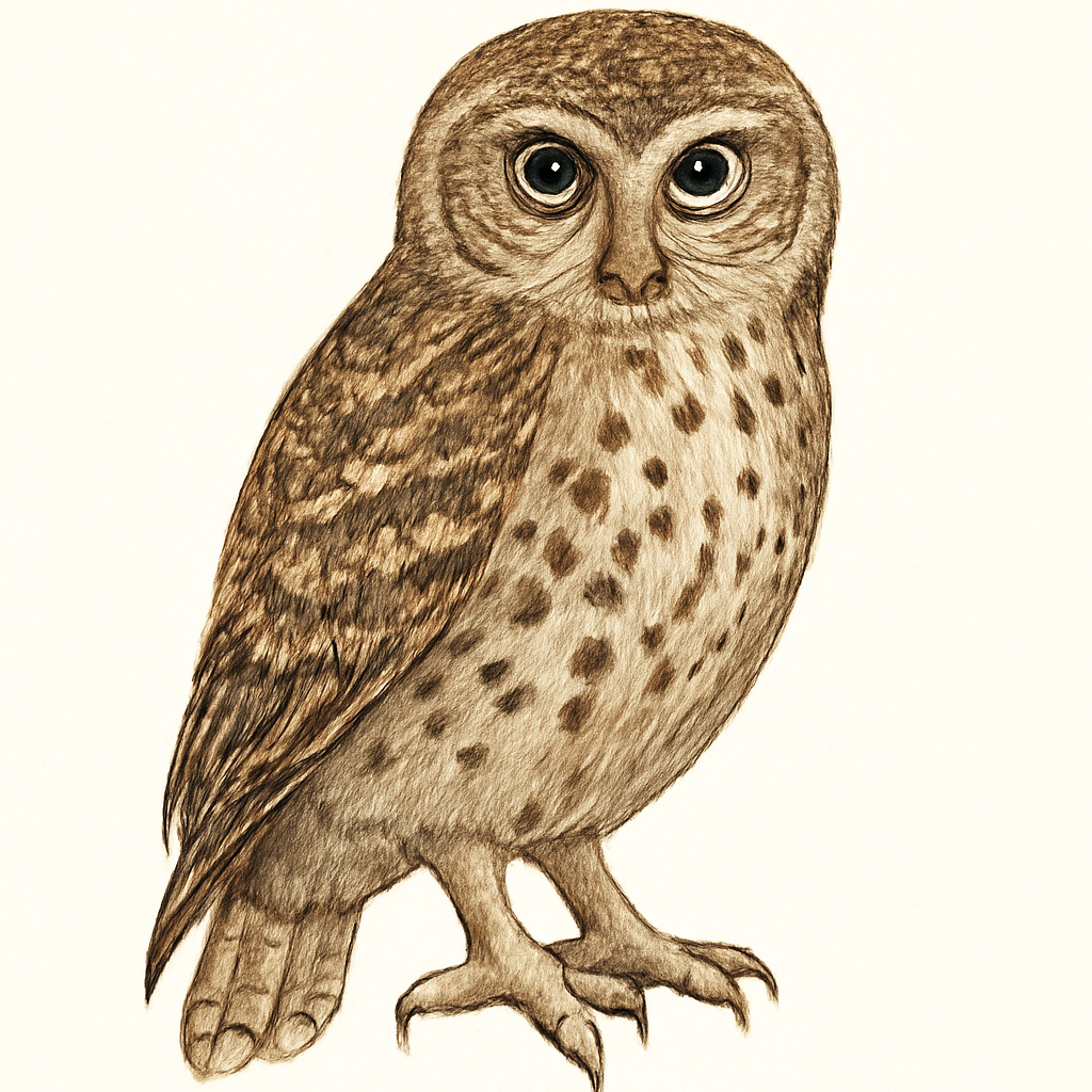Illustrazione di Forest Owlet