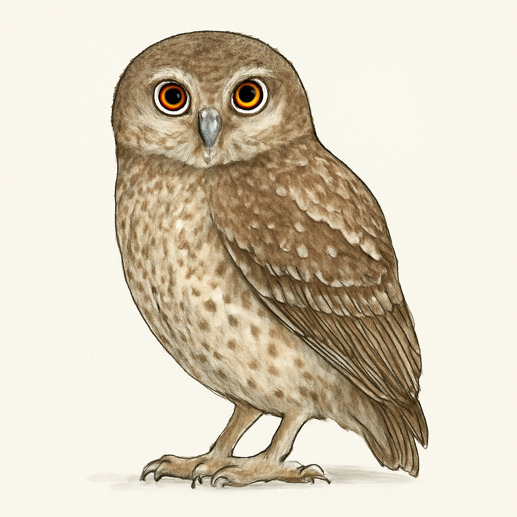 Illustrazione di West Solomons Owl