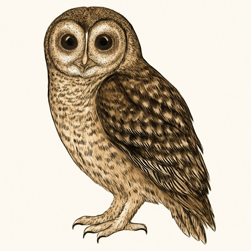 Illustration de Chouette huhul
