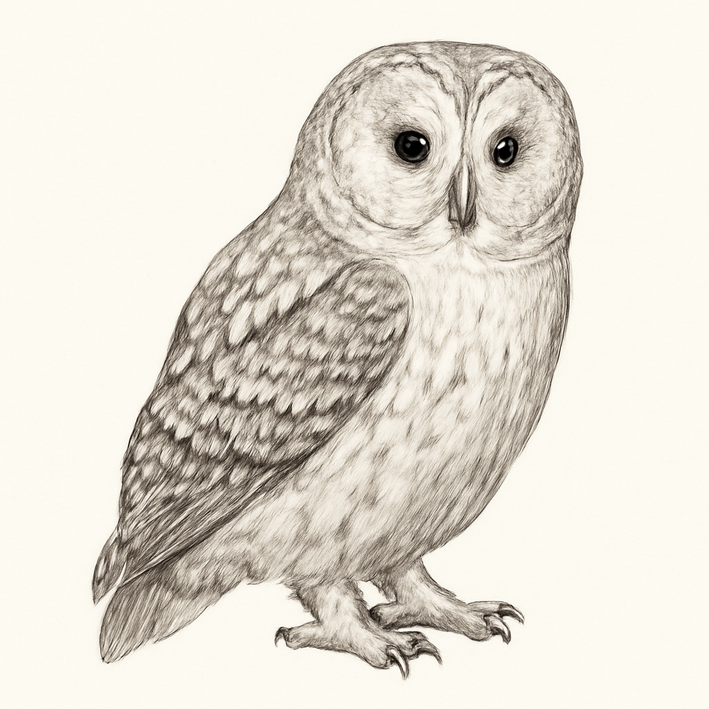 Illustration de Chouette de l'Himalaya