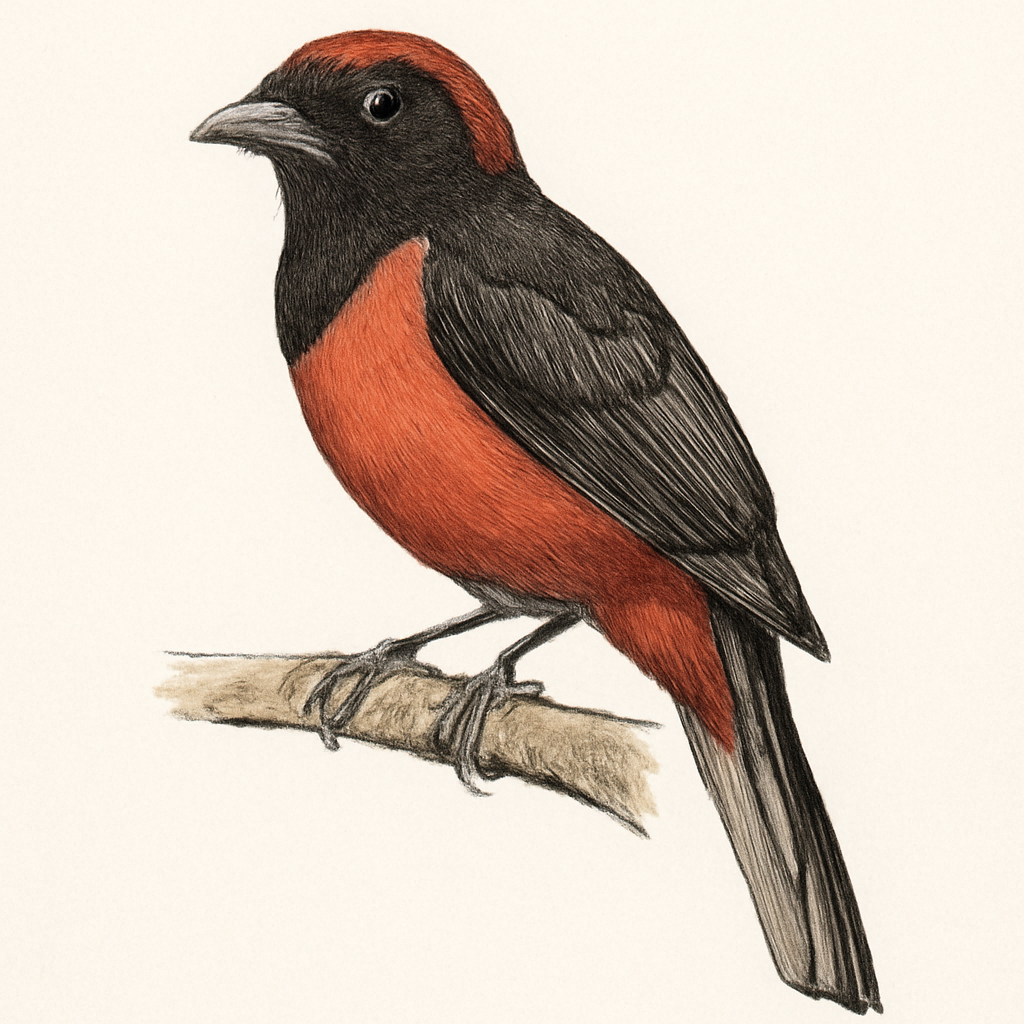 Illustration de Trogon à nuque rouge