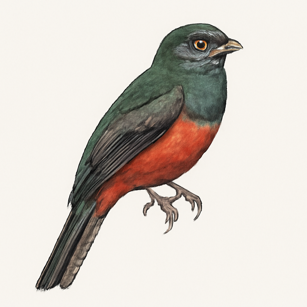 Illustration de Trogon d'Équateur